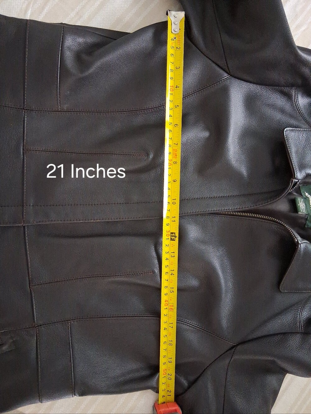 Classic Genuine Leather Eddie Bauer A Line Long Coat - Picture 15 of 15